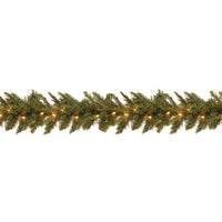 9 ft. Pre-Lit Tiffany Garland with Clear Lights - National Tree Company