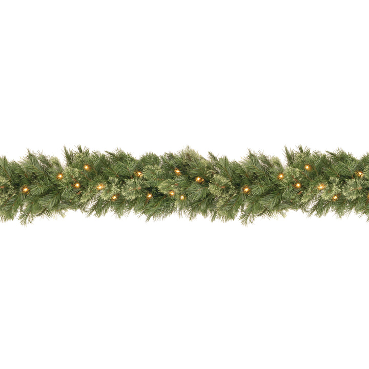 9 ft. Wispy Willow Garland with Clear Lights