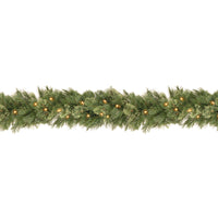 9 ft. Pre-Lit Wispy Willow Garland with Clear Lights - National Tree Company