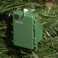 36 in. Pre-Lit  Crestwood Spruce Mailbox Swag with LED Lights - National Tree Company