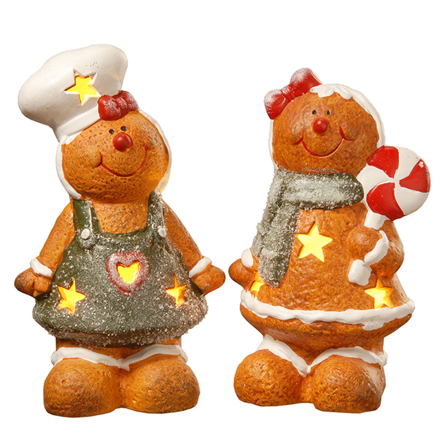 7 in. Gingerbread Couple - National Tree Company