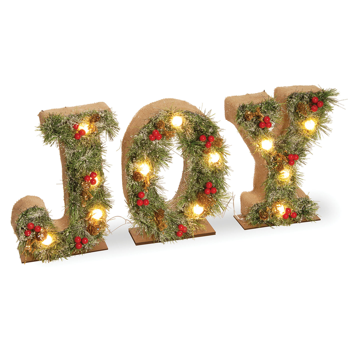 27 in. Pre-Lit JOY Decoration - National Tree Company