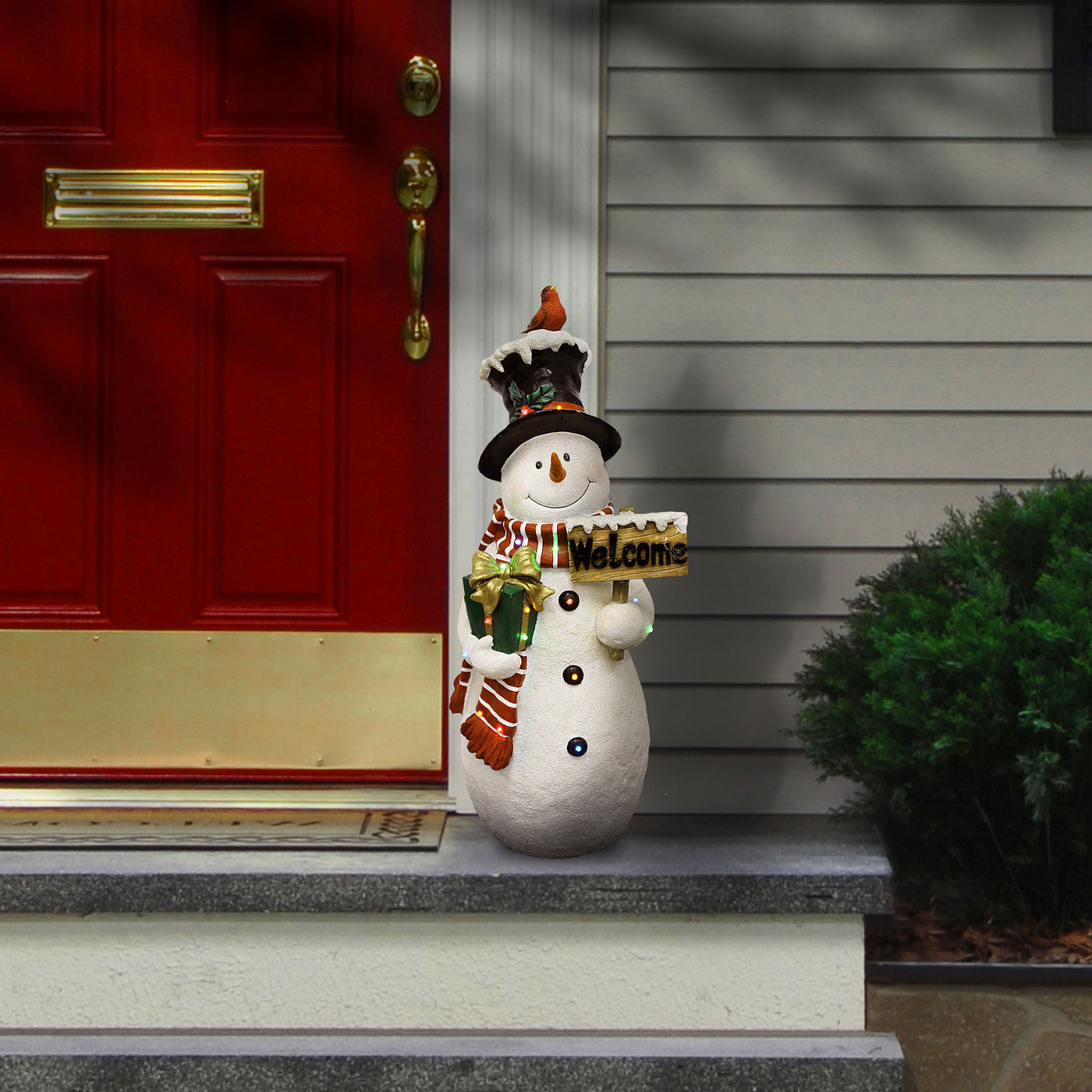 28 in. Pre-Lit Snowman Decoration - National Tree Company