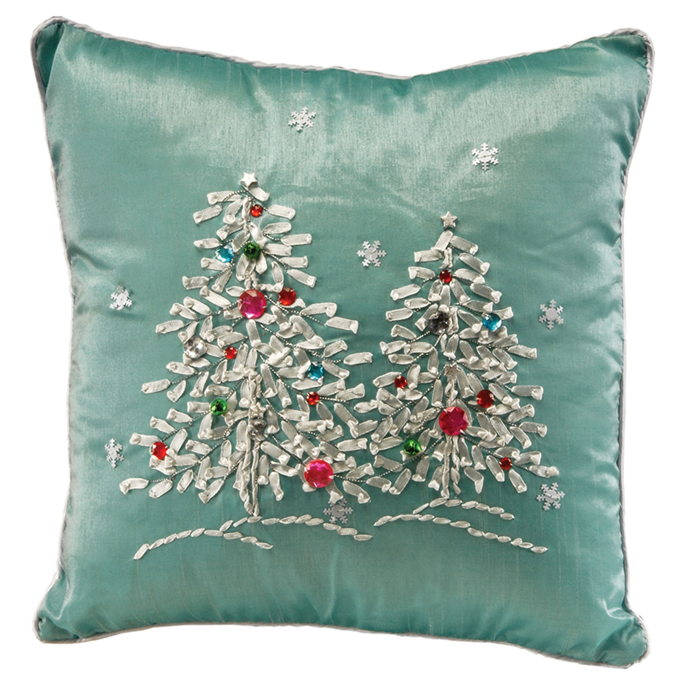 16 in. Christmas Trees Pillow - National Tree Company